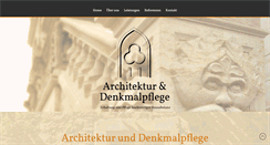 Desktop Screenshot of diesteinmetzwerkstatt.de